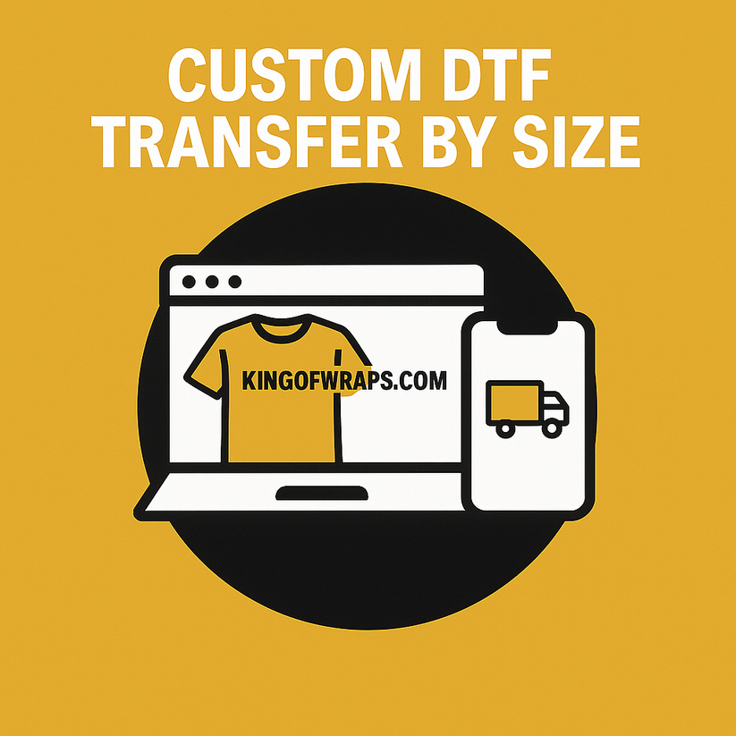 DTF Transfers by Size | Custom Heat Transfers USA – King of Wraps
