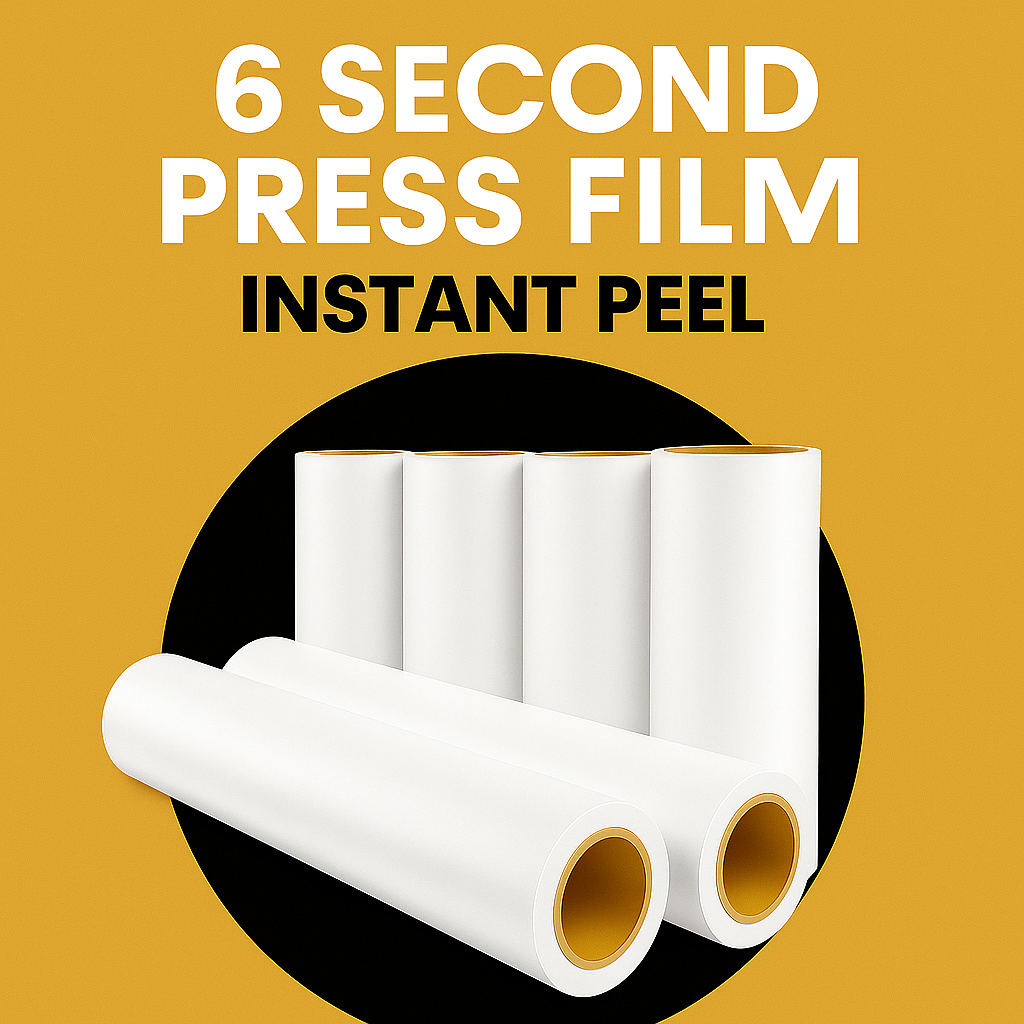 24 inch DTF Film Rolls, 6 Second Press Instant Peel